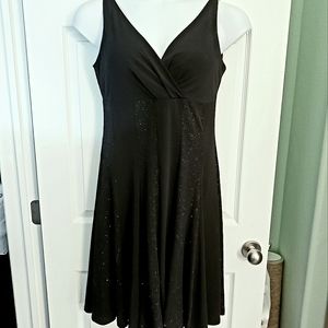 Final Price. Gorgeous Black Cocktail Party Sparkly Dress by Glamour 12 *EUC*